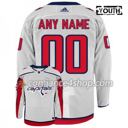 Adidas Maillot de Hockey Washington Capitals Personnaliser Blanc Authentic - Enfant
